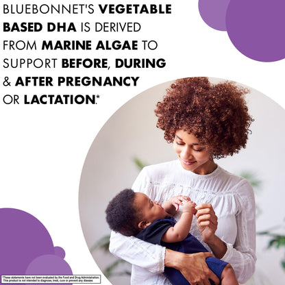 Bluebonnet Ladies' One Prenatal DHA 200 mg – Vegan, Non-GMO, Gluten-Free