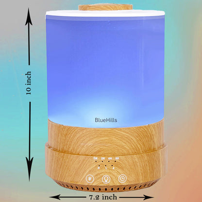 BlueHills Premium 2500ml XL Essential Oil Diffuser for Large Rooms – Humidifier & Aromatherapy