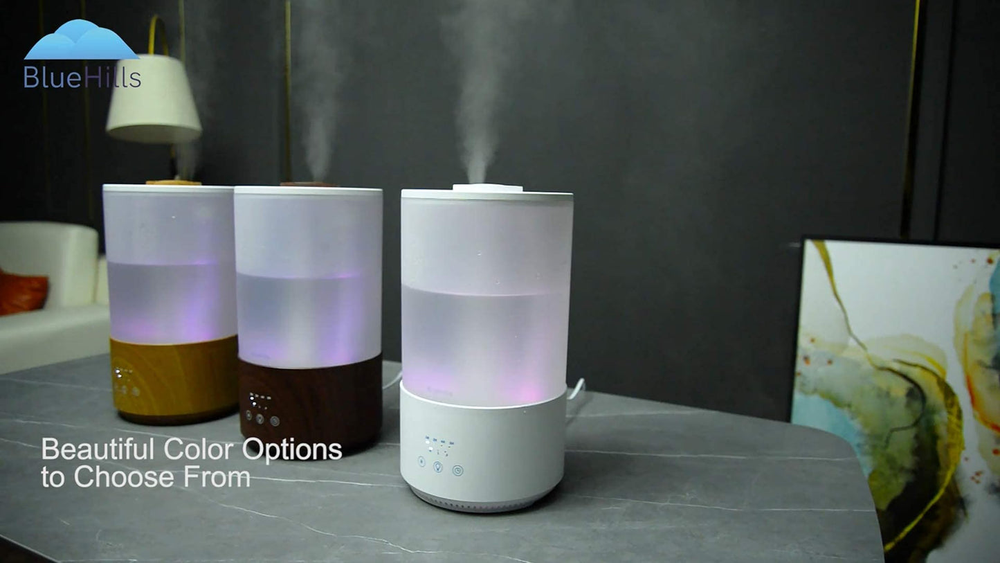 BlueHills 4000 ml Tall Essential Oil Diffuser | 50-Hour Run, Remote