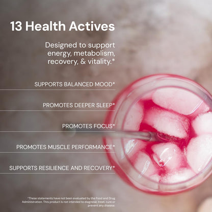 Blueprint Bryan Johnson Longevity Mix – Muscle Builder & Recovery Supplement (Blood Orange)