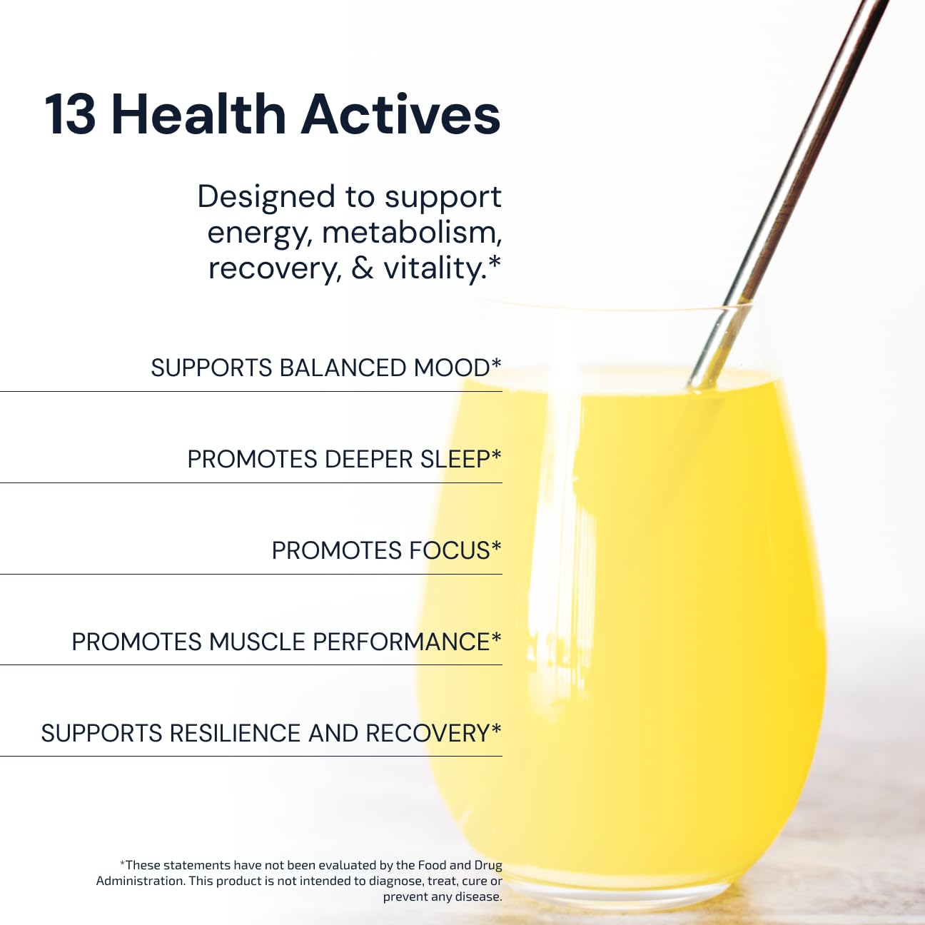 Blueprint Bryan Johnson Longevity Mix – Muscle Builder & Recovery Supplement (30 Servings, Pineapple Yuzu)