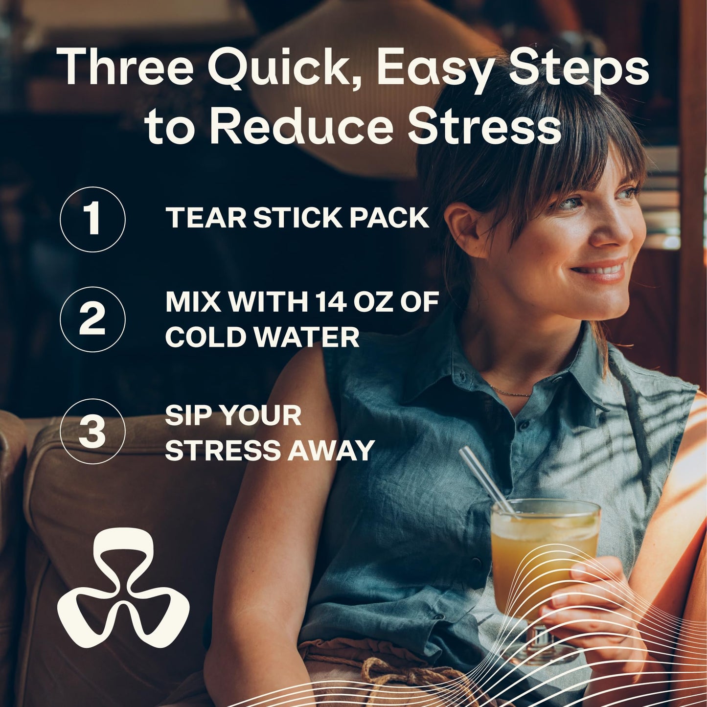 Blueshift Stress Relief Drink Mix - Blackberry Sage (Zero-Sugar, 10 ct) with Ashwagandha, L-Theanine & GABA