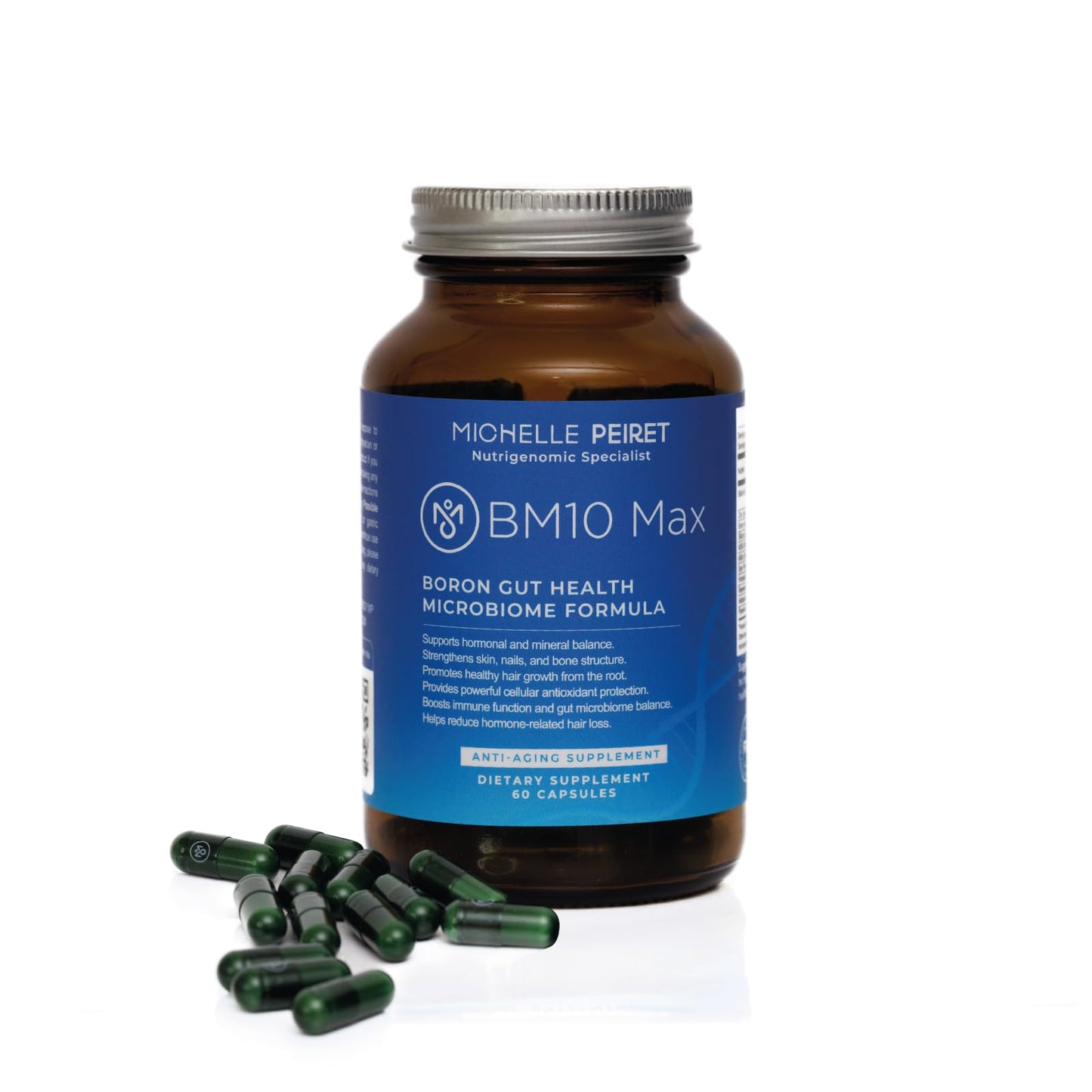 BM10 Max Boron Supplement – Hair, Skin & Nails | Michelle Peiret | 60 Veg Caps