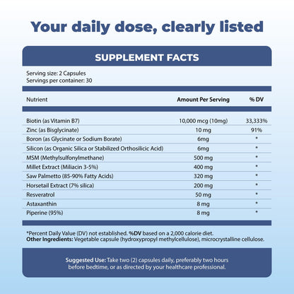 BM10 Max Boron Supplement – Hair, Skin & Nails | Michelle Peiret | 60 Veg Caps