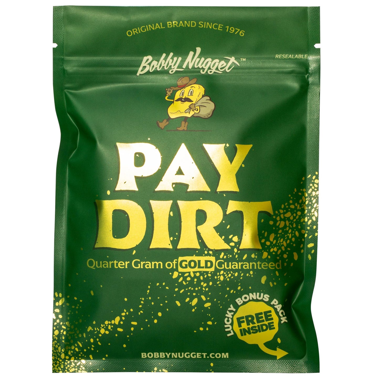 Bobby Nugget Gold Paydirt Bag – Real Gold in Every Bag + Lucky Bonus