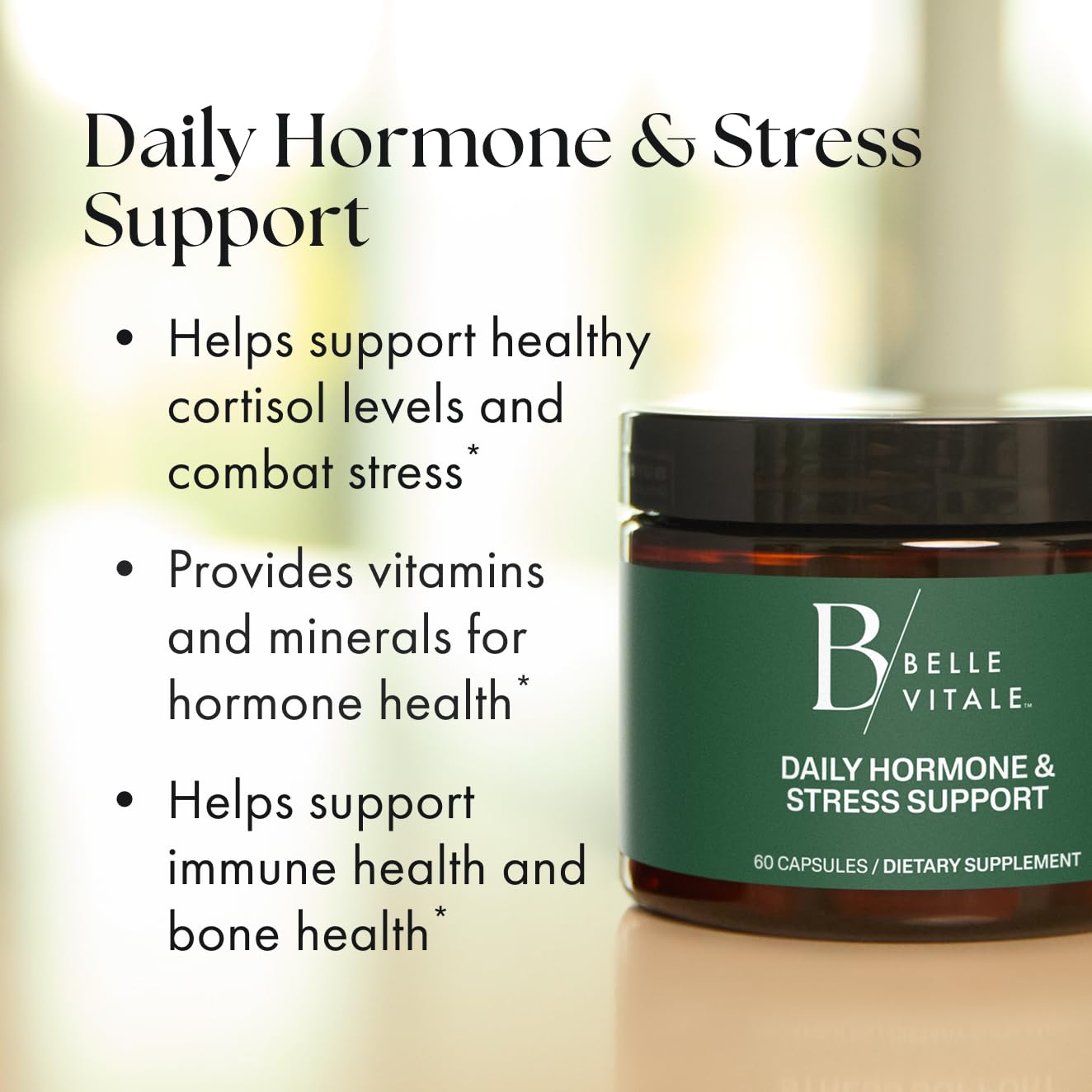 BODi Belle Vitale Duo: Daily Hormone & Stress Support + Daily Metabolism Support