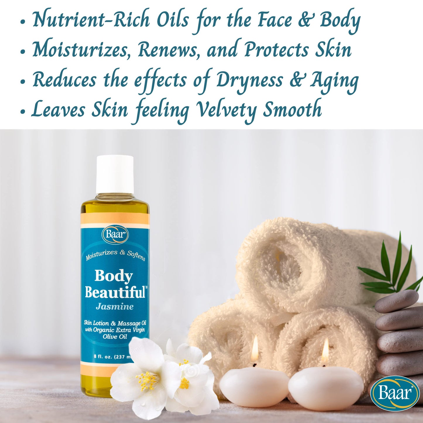 Body Beautiful Jasmine Scent - Nourishing Body Oil