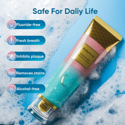 BodyAccel Niacinamide Toothpaste – Whitening, Fluoride-Free, Peach Flavor