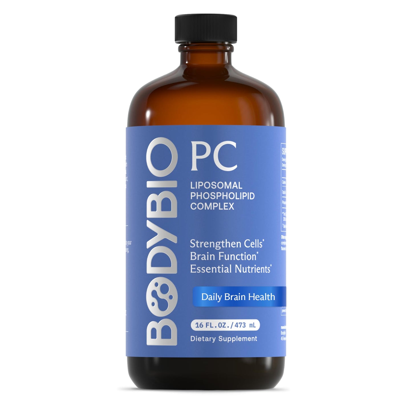 BodyBio PC: Phosphatidylcholine for Brain Health, Clarity & Gentle Daily Detox