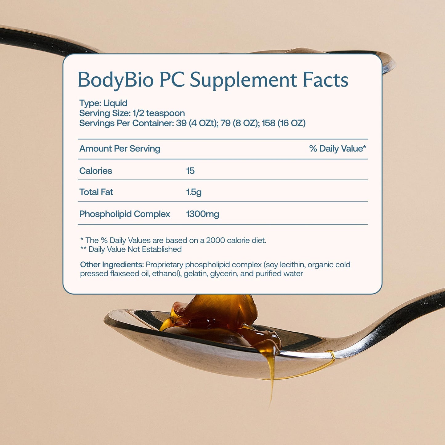 BodyBio PC: Phosphatidylcholine for Brain Health, Clarity & Gentle Daily Detox