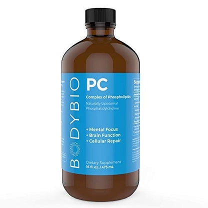 BodyBio PC: Phosphatidylcholine for Brain Health, Clarity & Gentle Daily Detox