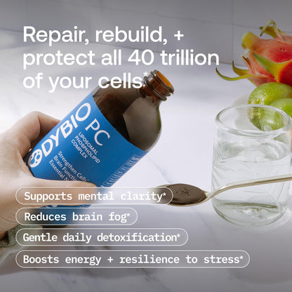 BodyBio PC: Phosphatidylcholine for Brain Health, Clarity & Gentle Daily Detox