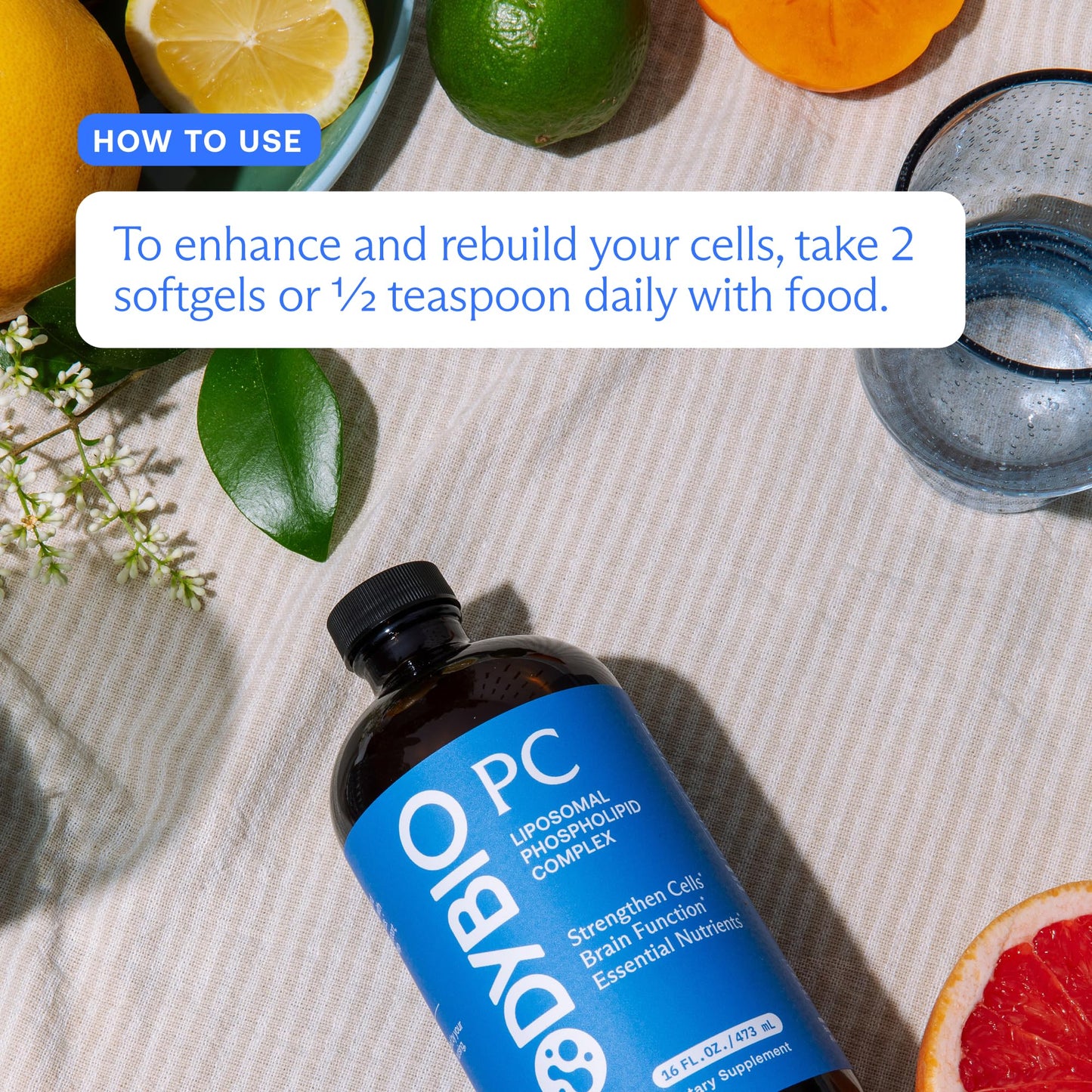 BodyBio PC: Phosphatidylcholine for Brain Health, Clarity & Gentle Daily Detox