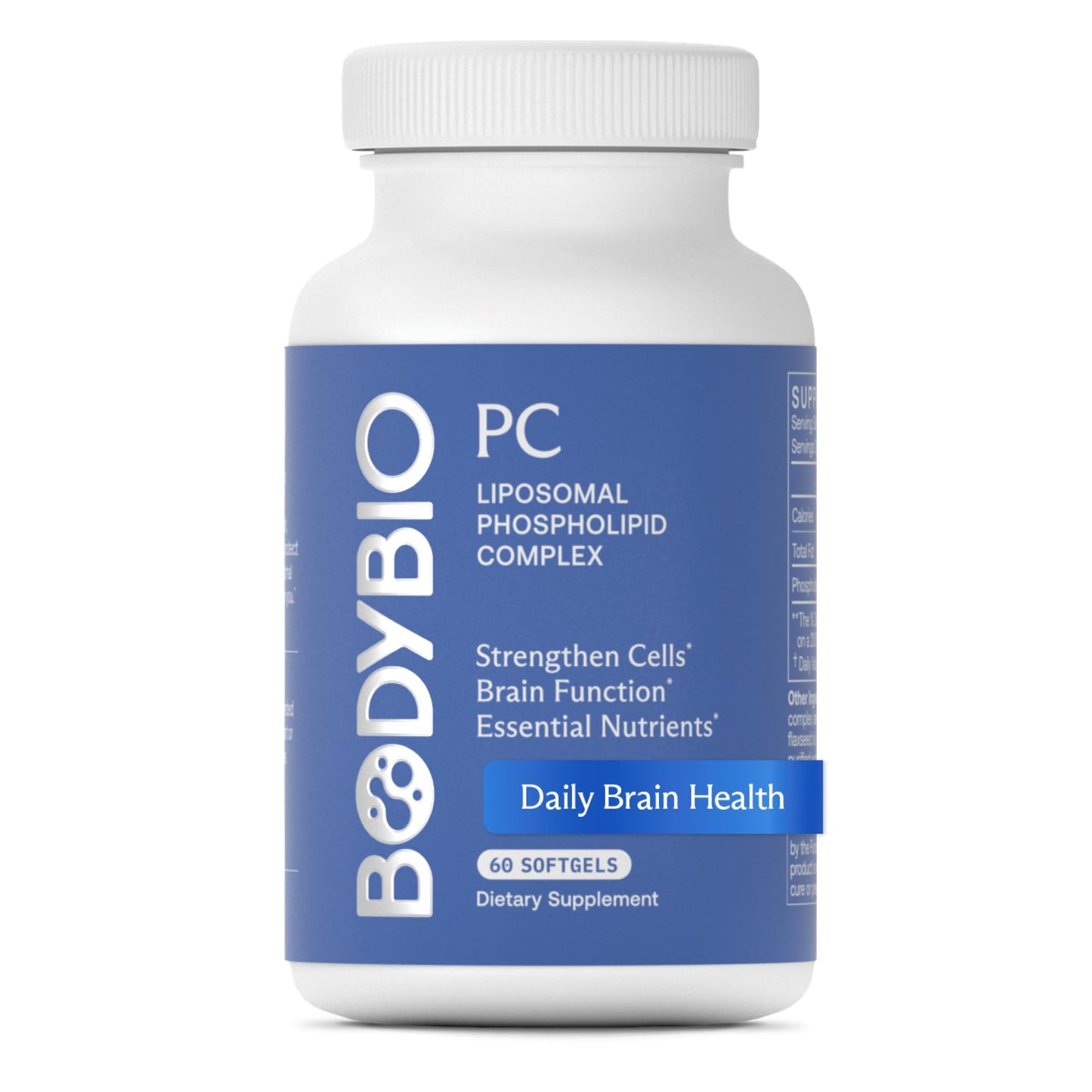 BodyBio PC – Phosphatidylcholine for Brain Health, Focus & Healthy Aging