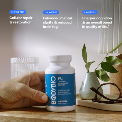 BodyBio PC – Phosphatidylcholine for Brain Health, Focus & Healthy Aging