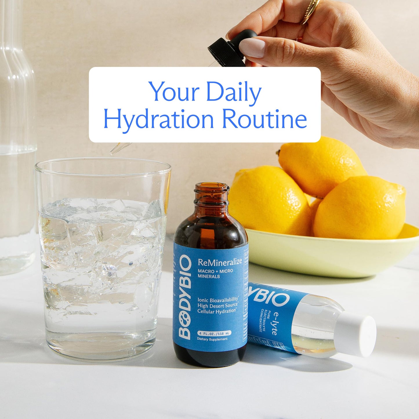BodyBio ReMineralize - Concentrated Ionic Trace Minerals for Hydration (4 Fl Oz)