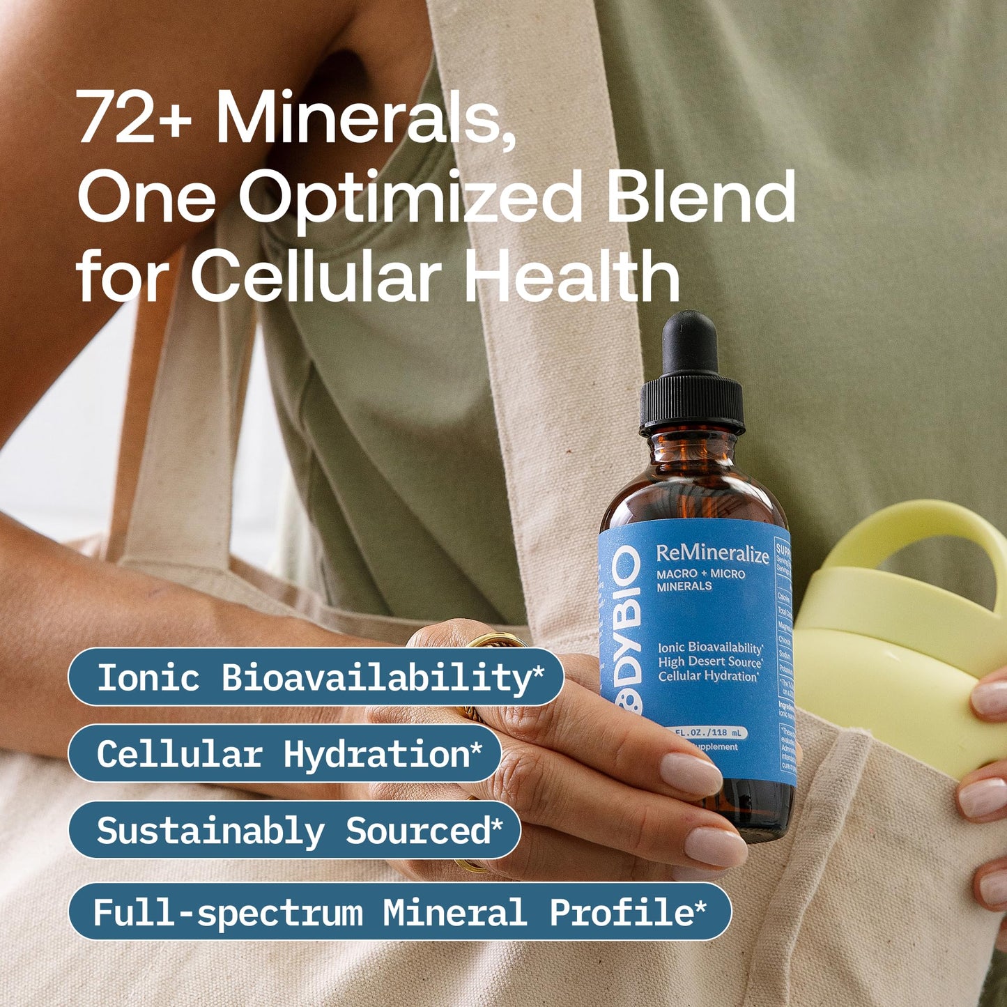 BodyBio ReMineralize - Concentrated Ionic Trace Minerals for Hydration (4 Fl Oz)