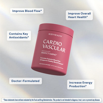 BodyHealth Cardio Vascular with PerfectAmino – Heart Health & Blood Flow (Chocolate)