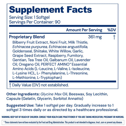 BodyHealth Gut Defense with PerfectAmino | Gut Health Support for Women & Men | GI Support Supplement - 90 Softgels