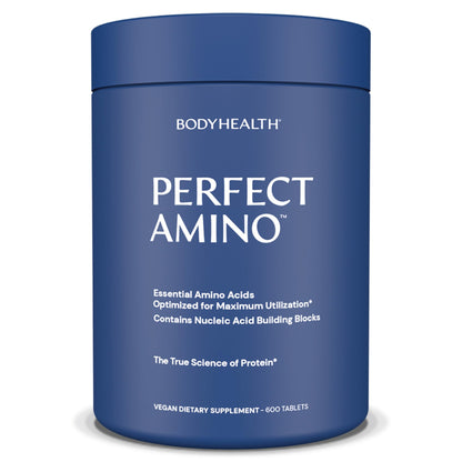 BodyHealth PerfectAmino | Essential Amino Acids with BCAAs for Muscle Recovery & Strength (600 ct)