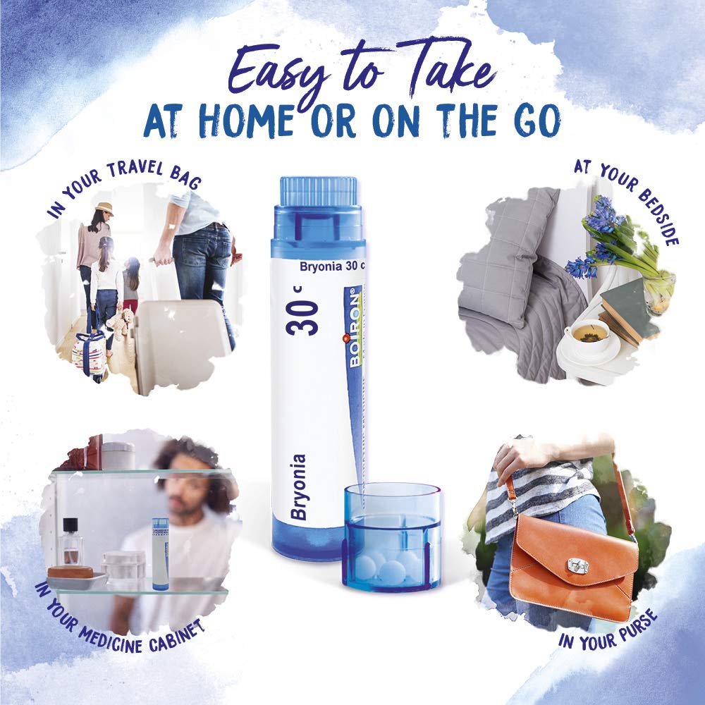 Boiron Bryonia 30C Homeopathic Medicine for Joint and Muscle Pain — 3 Count (240 Pellets)