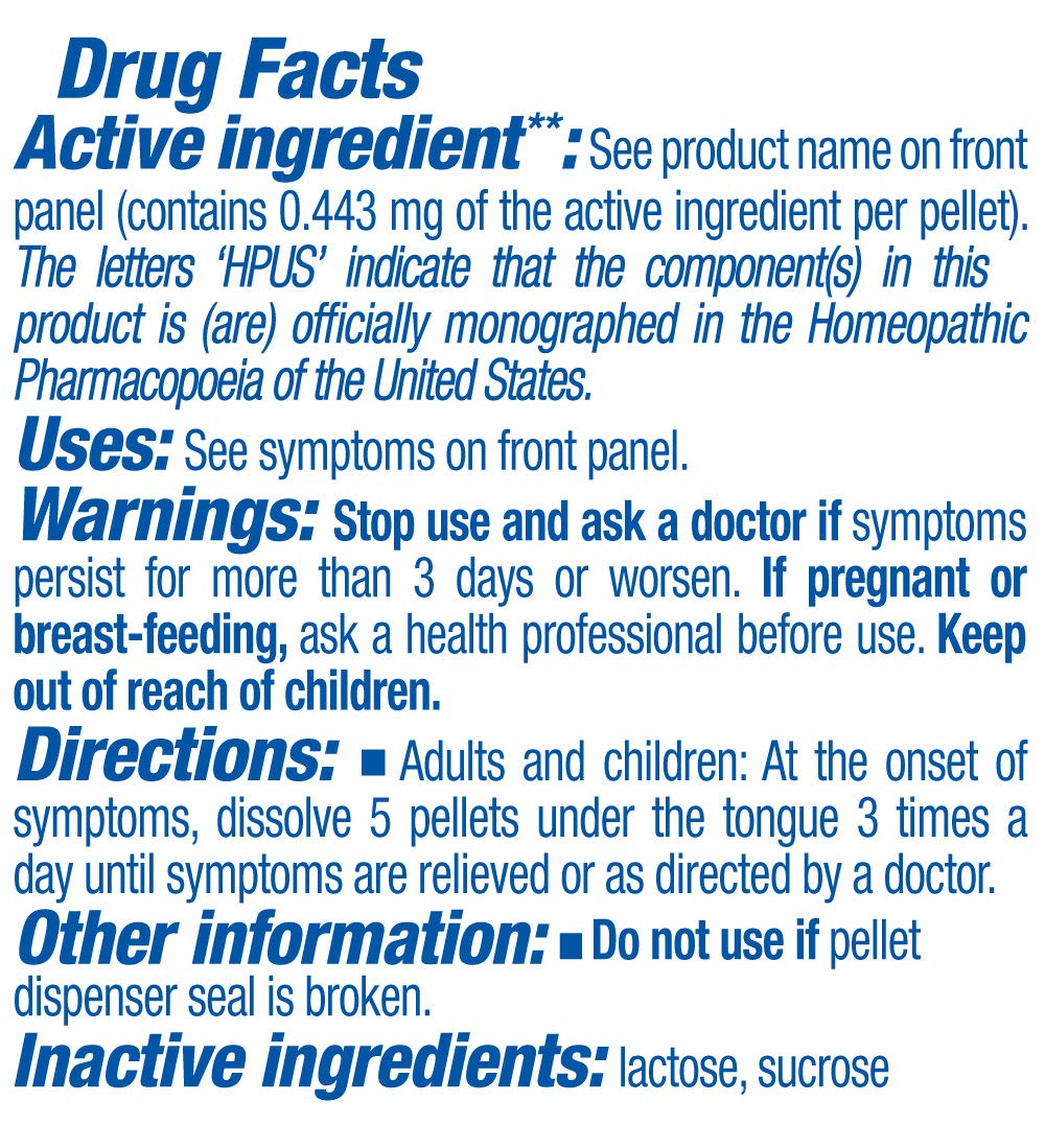 Boiron Chamomilla 30C - Teething Relief & Irritability (Pack of 3, 240 Pellets)