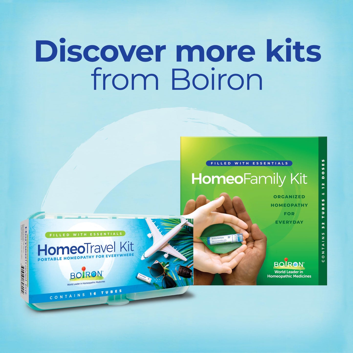 Boiron HomeoFamily Kit 32 — Oscillococcinum Doses + Multidose Tubes