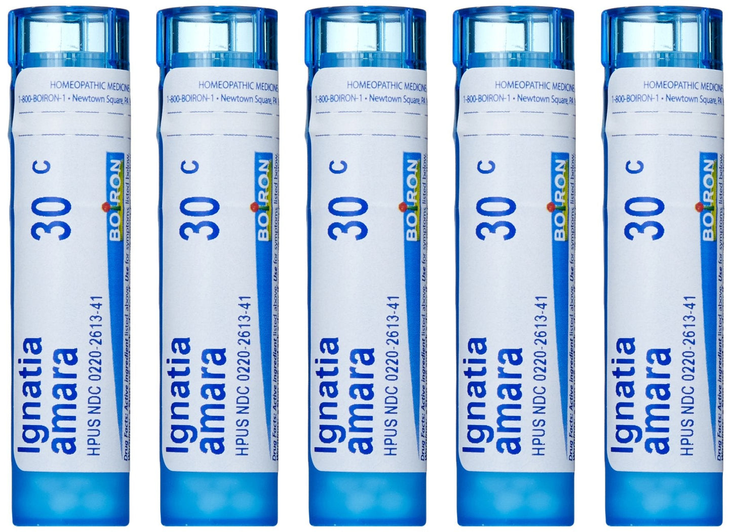 Boiron Ignatia Amara 30C – Homeopathic Stress Medicine (Pack of 5)