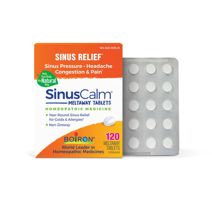 Boiron SinusCalm Tablets – Sinus Relief, Congestion & Headache (120 Count)