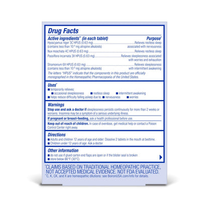 Boiron SleepCalm Tabs - 100 Count | Melatonin-Free Sleep Aid