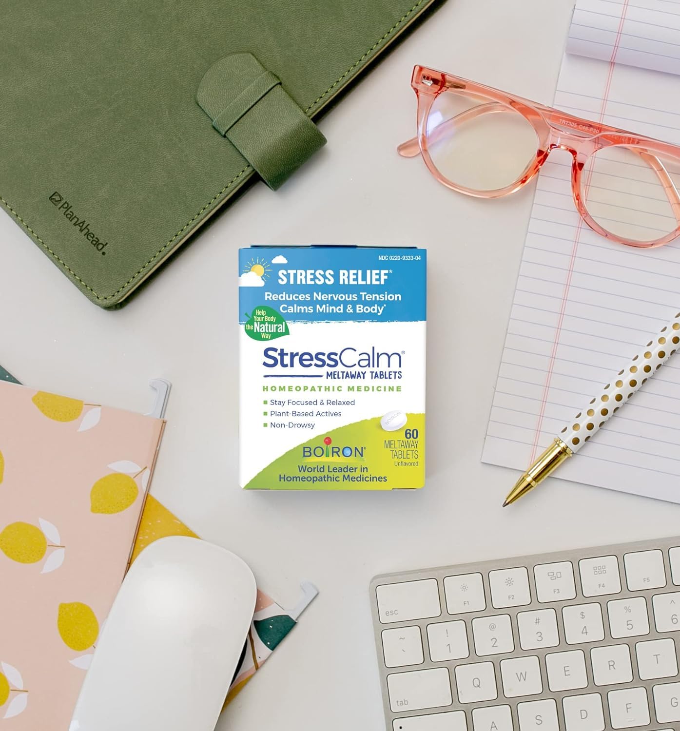 Boiron StressCalm - Relief from Stress, Anxiousness, Nervousness, Irritability, and Fatigue | 60 Count Pack of 2