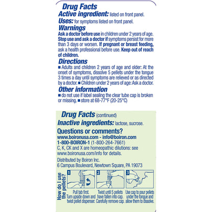 Boiron Symphytum Officinale 30C Pellets – 5 Pack (80-Count Tubes) | Homeopathic Medicine