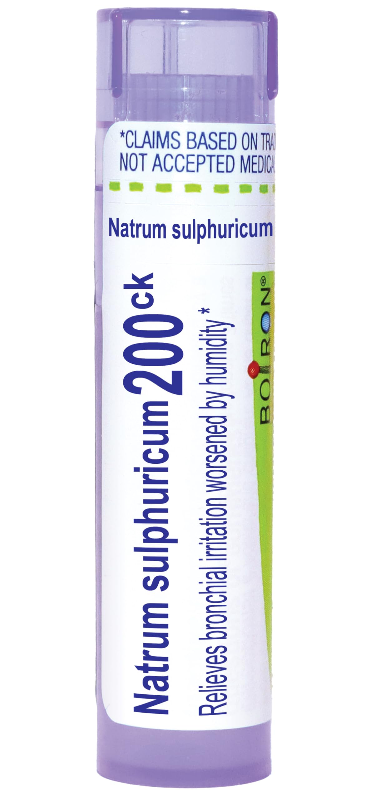 Boiron Natrum Sulphuricum 200Ck – Homeopathic Medicine for Bronchial Irritation (80 Pellets)