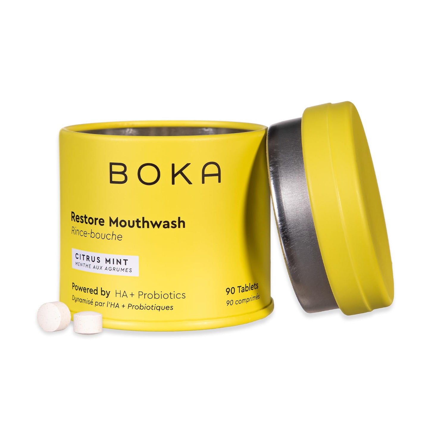 Boka Travel Size Mouthwash Tablets – Hydroxyapatite, Fluoride Free and Alcohol Free