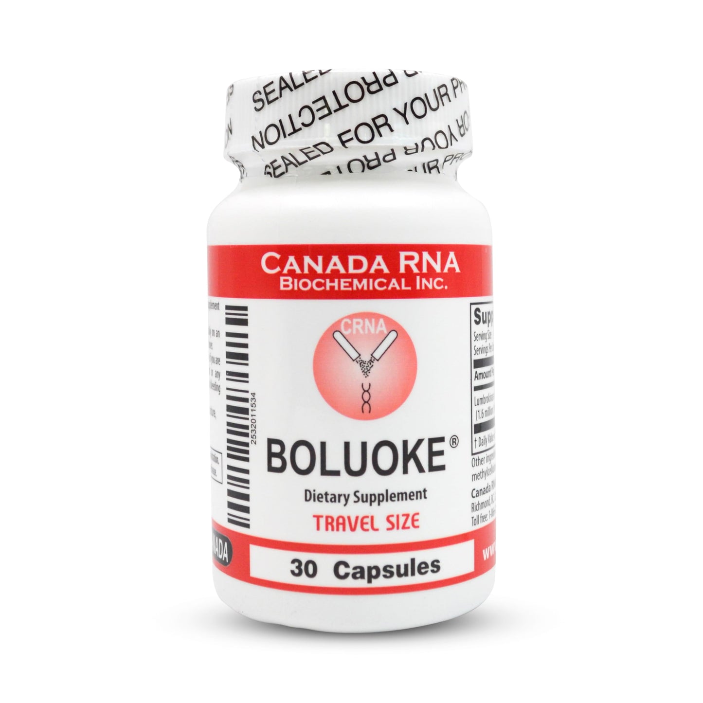 Boluoke Canada RNA Lumbrokinase for Circulatory Health - 30 Caps