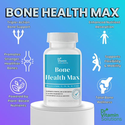 DR Vitamin Solutions Bone Health Max - Calcium, Magnesium & Vitamin D3