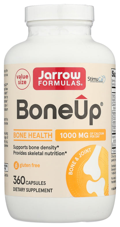 Jarrow Formulas BoneUp – Bone Health Micronutrient Formula (360 Capsules, 180 Servings) with D3, K2 MK-7 & Calcium