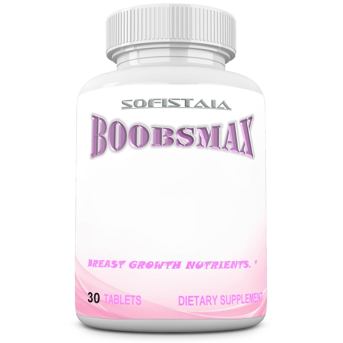 BOOBSMAX Natural Bust Enhancement – Breast Growth Pills (30 Tablets)