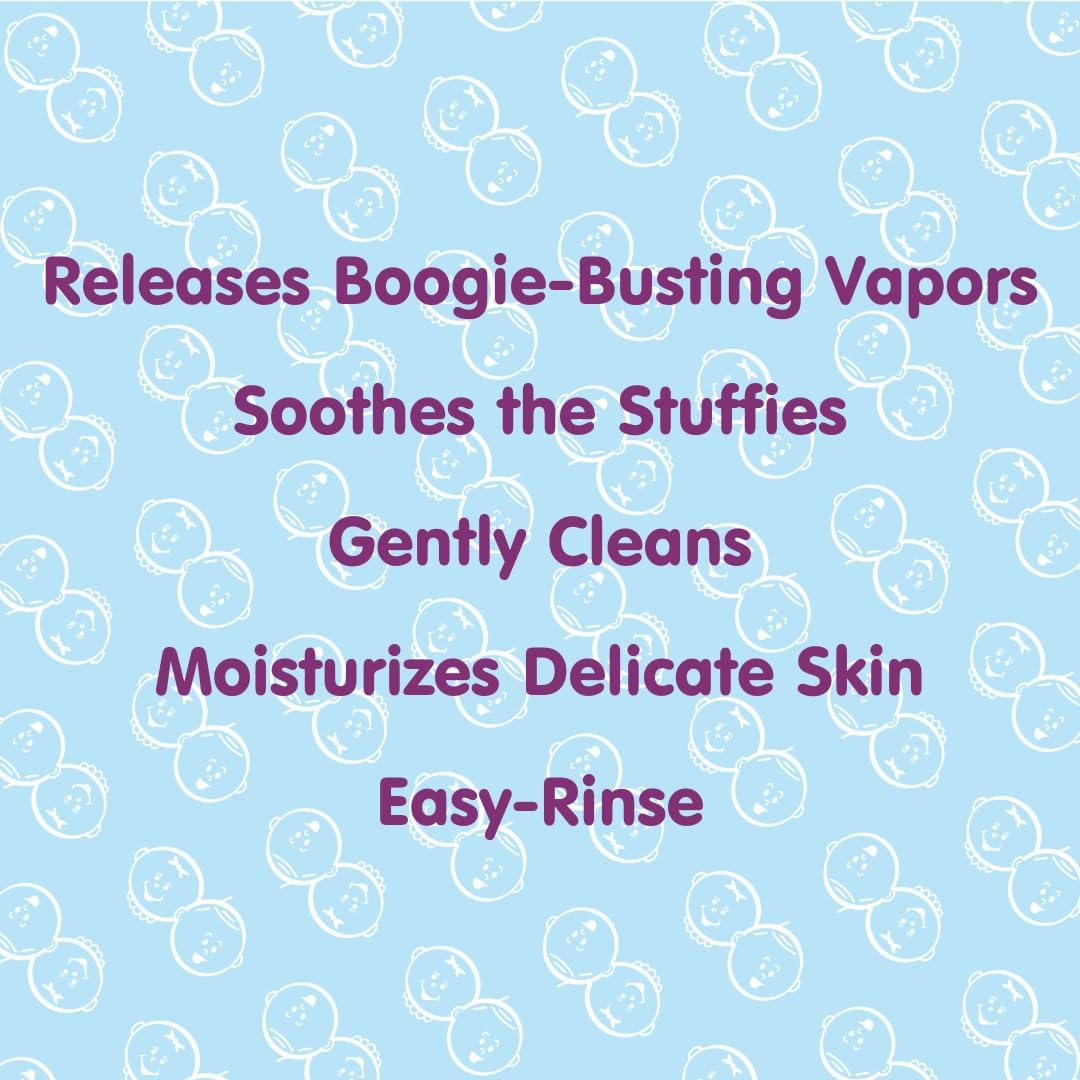 Boogie Kids Botanical Bubble Bath – Soothing Vapor, Mint Eucalyptus, 18 oz