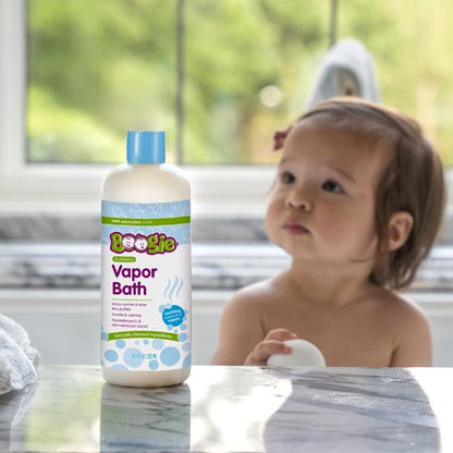 Boogie Kids Botanical Bubble Bath – Soothing Vapor with Plant & Oat Extracts (18 oz, 2 Pack)