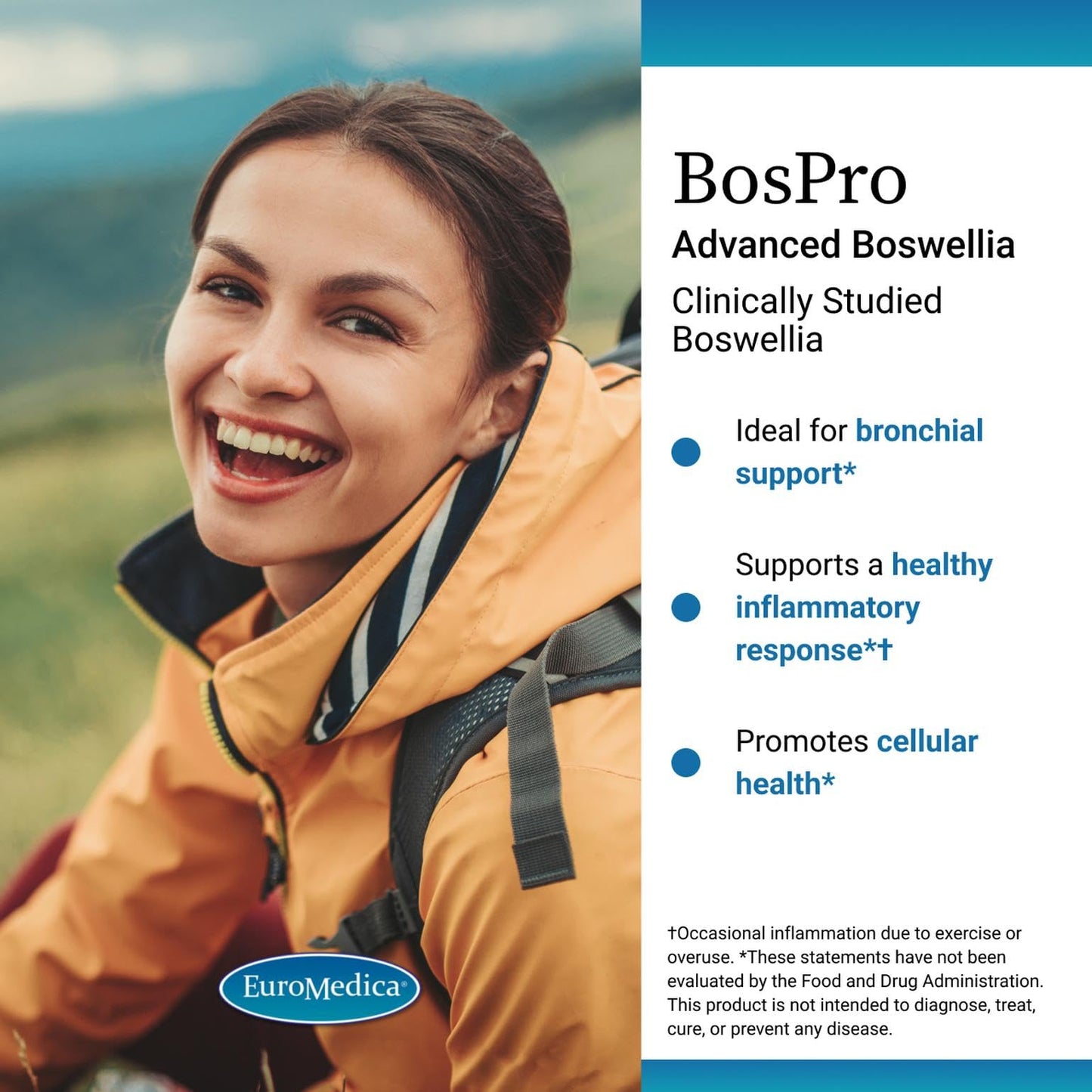 EuroMedica BosPro Boswellia Serrata Lung Support - 60 Softgels