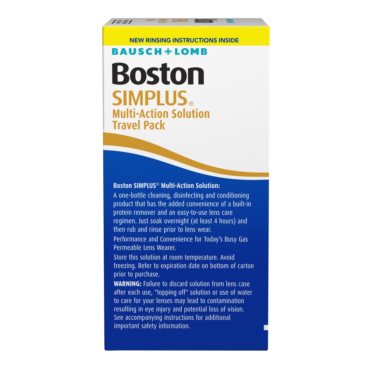 Boston Simplus Travel Kit & Lens Case – 3-Pack, 1 oz (30 mL) | Bausch + Lomb