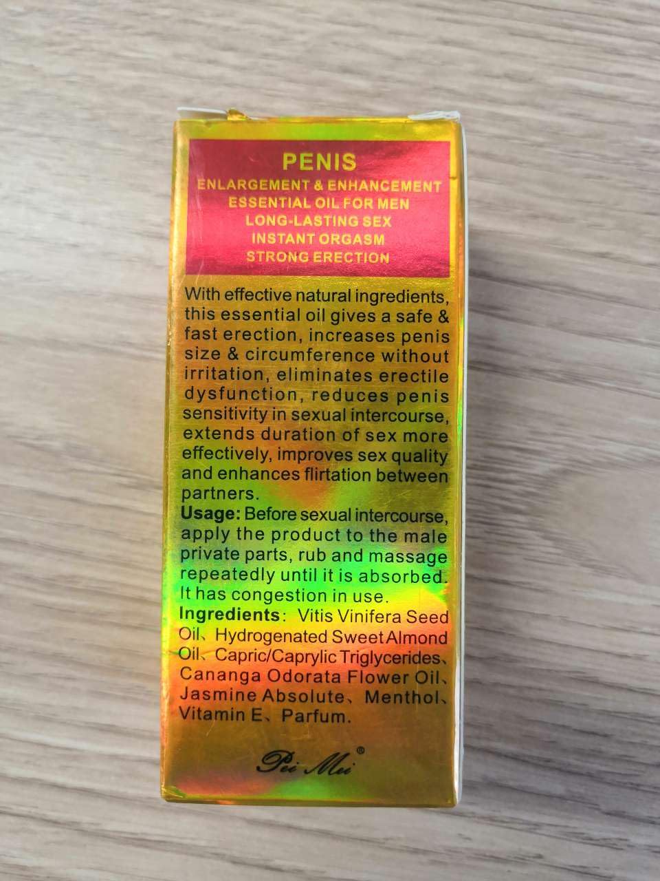 Men's Massage Oil - Penis Enhancement, Longer & Thicker (30ml)