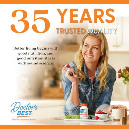 Doctor's Best Vitamin C with Q-C – Immune Support, 360 Veggie Caps