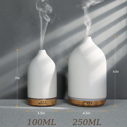 BOXING Essential Oil Diffuser - 3-in-1 Aromatherapy, 7 Night Light Colors, 100ml, Auto Shut-Off