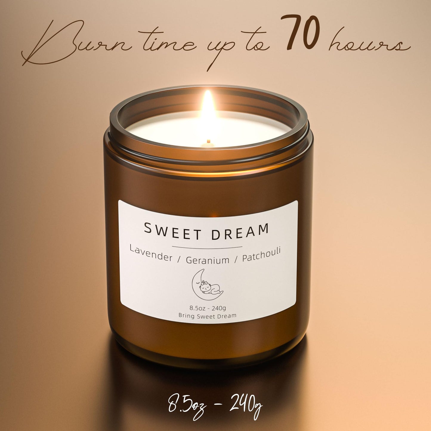 Scented Candles for Home | BOYUJK Candles – Stress Relief & Sleep Set (1.1 lb / 480 g)