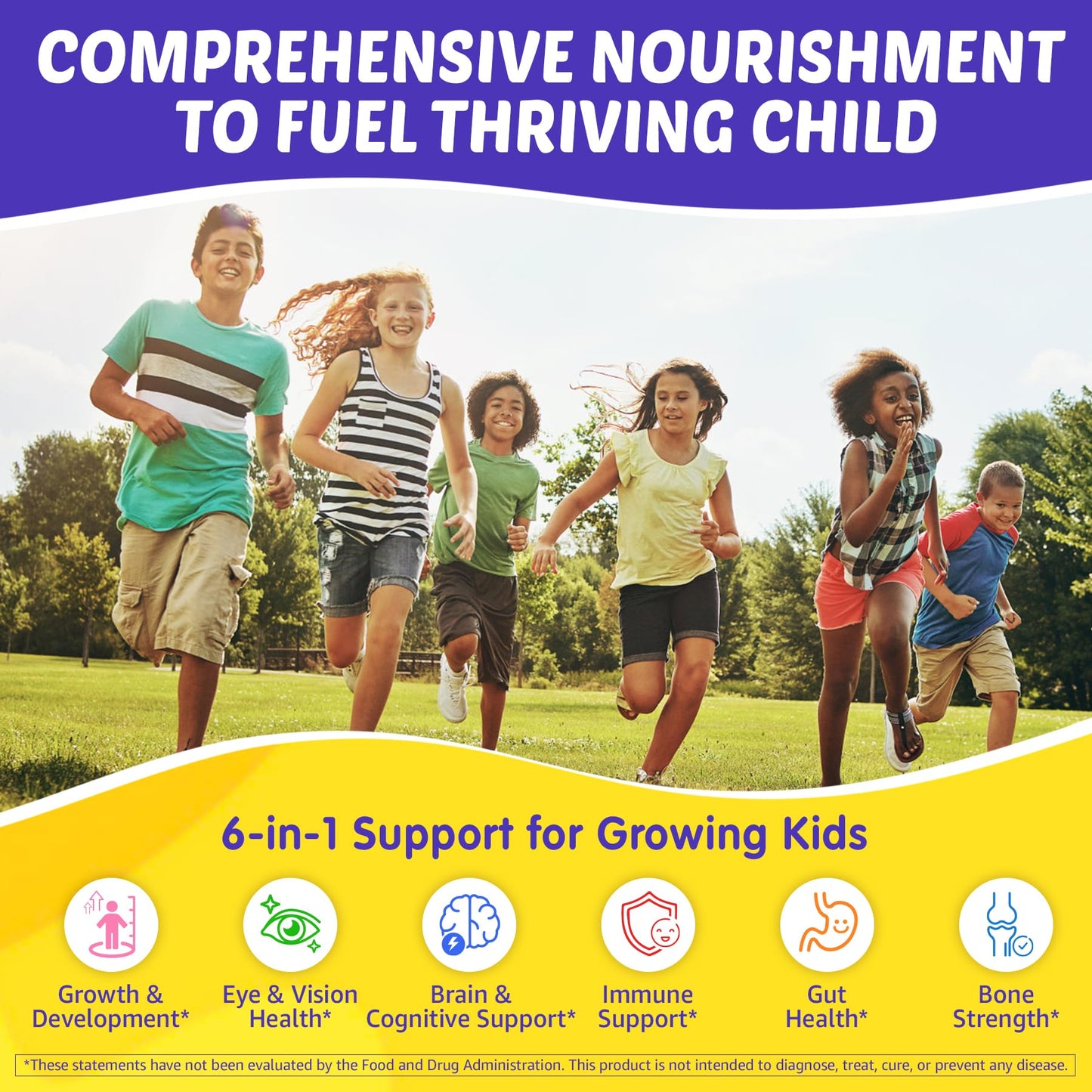 Kids Omega-3 Liposomal Multivitamin Gummies - Brain & Eye Support, 60 Count