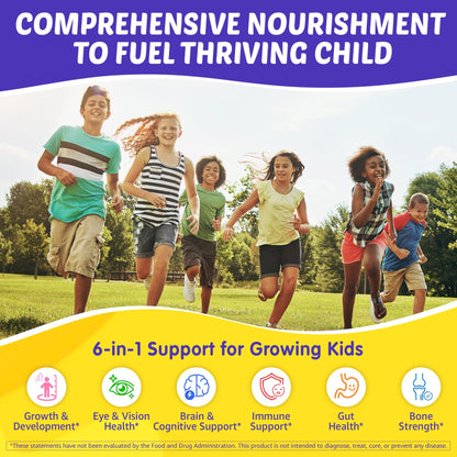 Kids Omega-3 Liposomal Multivitamin Gummies - Brain & Eye Support, 60 Count