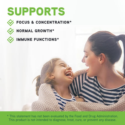Little DaVinci Immuni-z Kids Zinc Lozenge – Immune & Brain Support (Lemon, 60 Lozenges)
