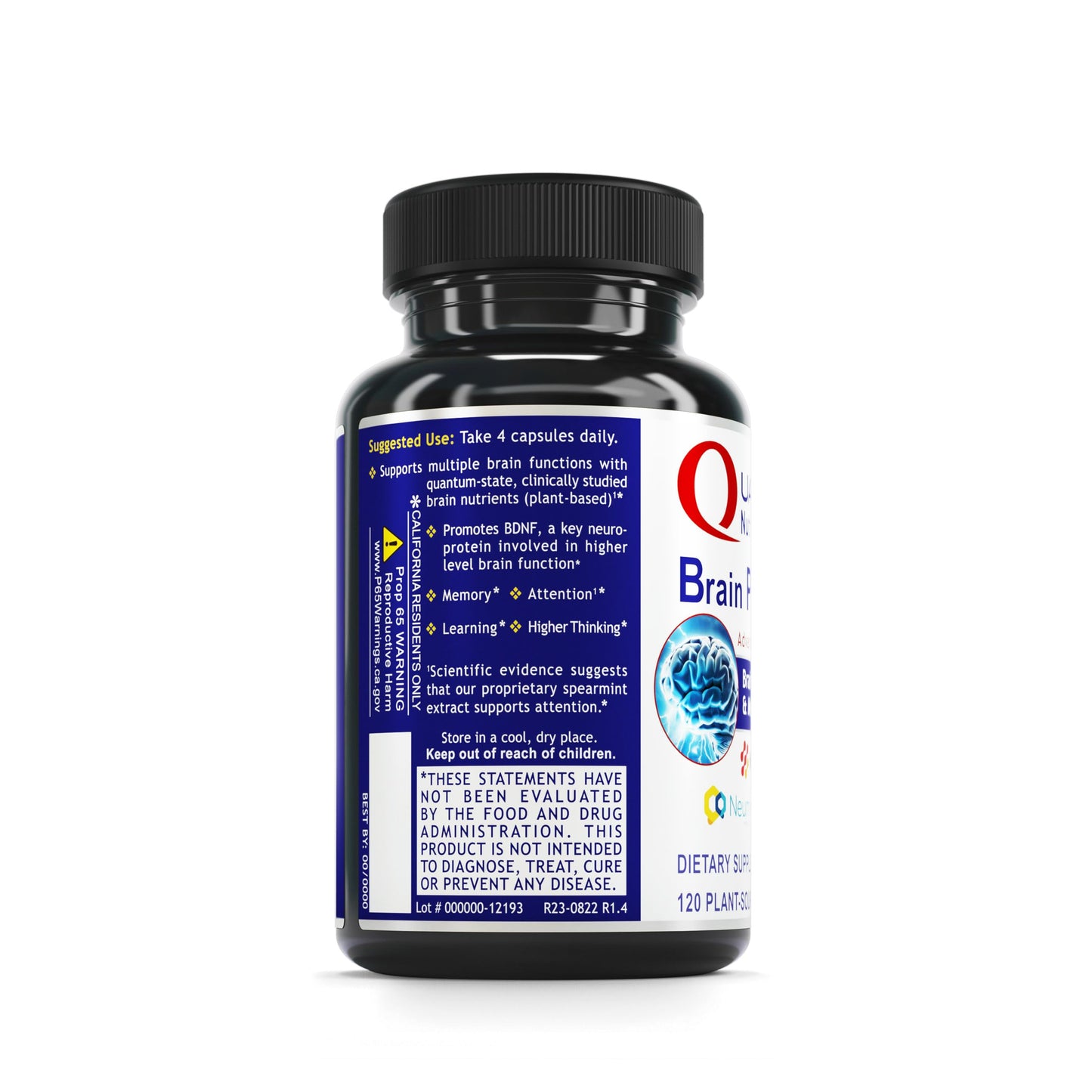 Brain Prodigy by Quantum Nutrition Labs – Memory & Focus Supplement for Adults